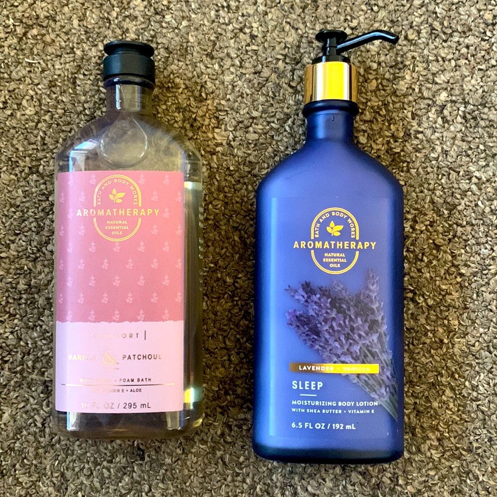 Bath and body works body wash an body lotion